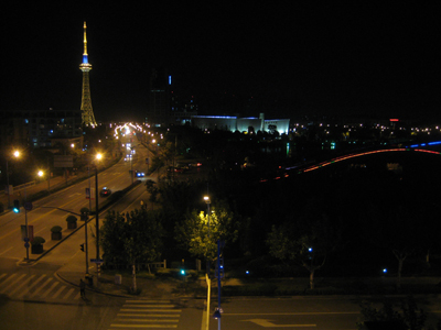 Der Blick aus meiner Wohnung.